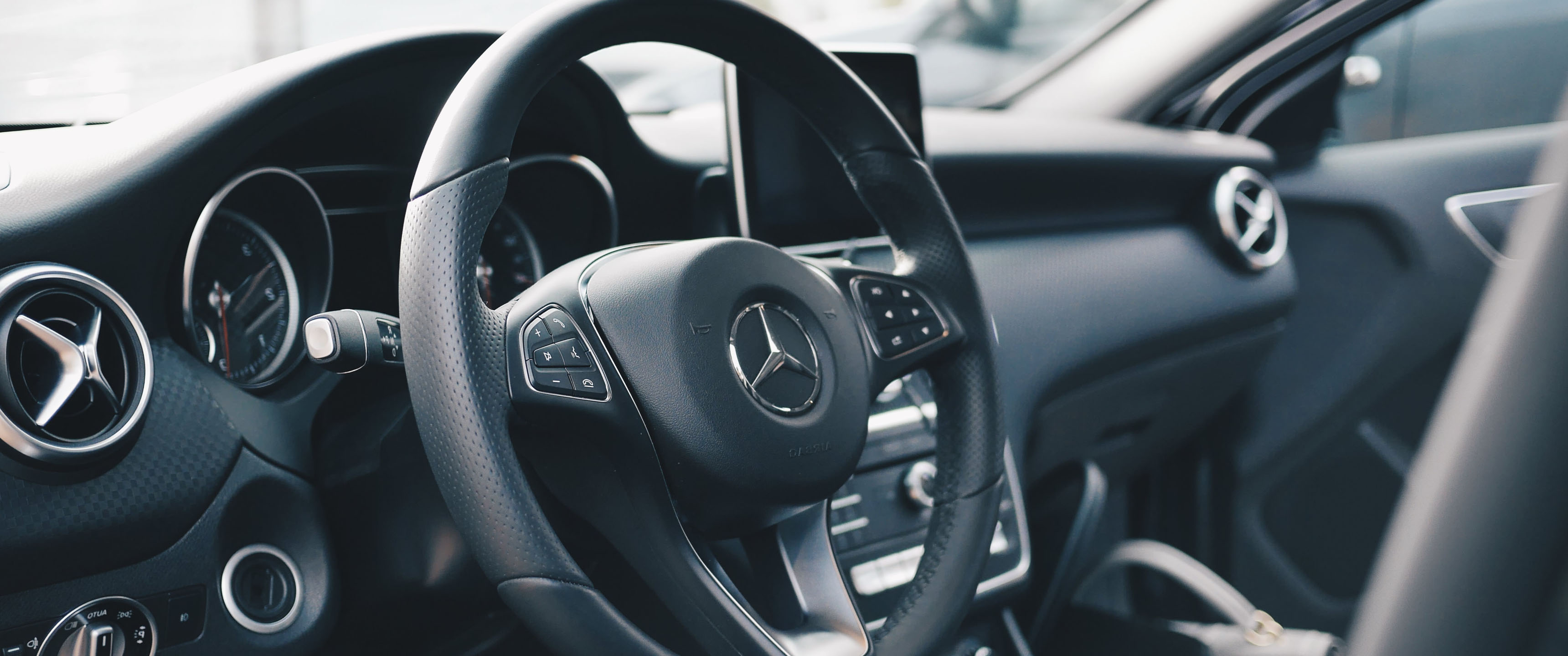 Modern Mercedes Benz interior